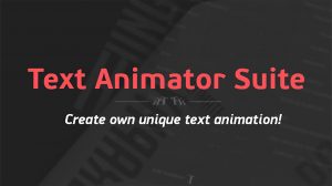 اسکریپت افترافکت انیمیشن متن Text Animator Suite
