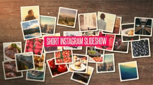 پروژه افترافکت اسلایدشو کوتاه اینستاگرام Short Instagram Slideshow