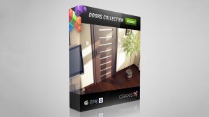 مجموعه مدل سه بعدی در CGAxis Models Volume 3 Doors