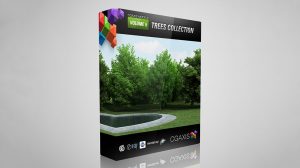 مجموعه مدل سه بعدی درخت CGAxis Models Volume 5 Trees