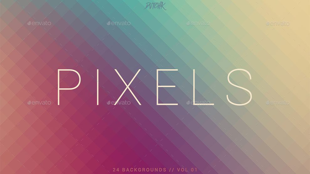 مجموعه 24 تصویر زمینه پیکسلی Pixel Pixelated