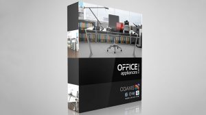 مجموعه مدل سه بعدی لوازم اداری CGAxis Models Volume 12 Office