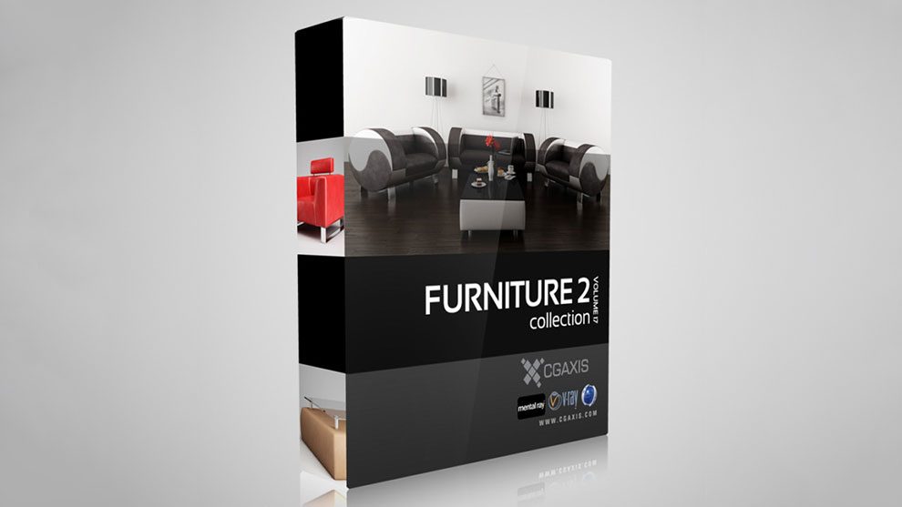 مجموعه مدل سه بعدی مبلمان CGAxis Models Volume 17 Furniture II