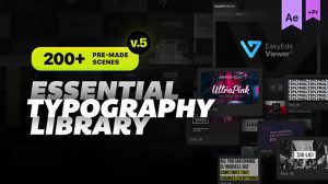 پروژه افترافکت عناوین و زیرنویس Essential Titles and Lower Thirds