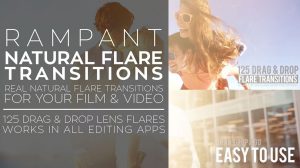 مجموعه فوتیج ویدیویی ترانزیشن نوری Rampant Natural Flare Transitions