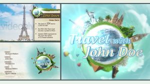 پروژه افترافکت شوی جهانگردی Travel Show Pack
