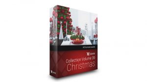 مجموعه مدل سه بعدی کریسمس CGAxis Models