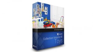مجموعه مدل سه بعدی اسباب بازی کودک CGAxis Models Volume 40 Toys
