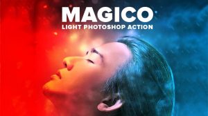 اکشن فتوشاپ نور جادویی Magico Light