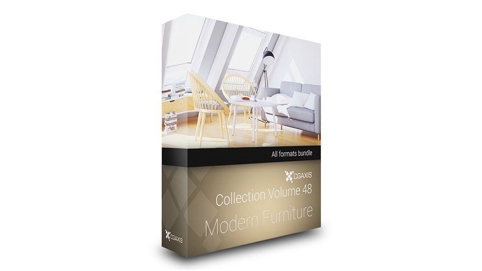 مجموعه مدل سه بعدی مبلمان مدرن CGAxis Models Volume 48 Modern Furniture