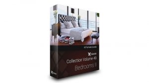 مجموعه مدل سه بعدی وسایل اتاق خواب CGAxis Models 49 Bedrooms ii