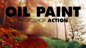 اکشن فتوشاپ افکت نقاشی رنگ روغن Oil Paint