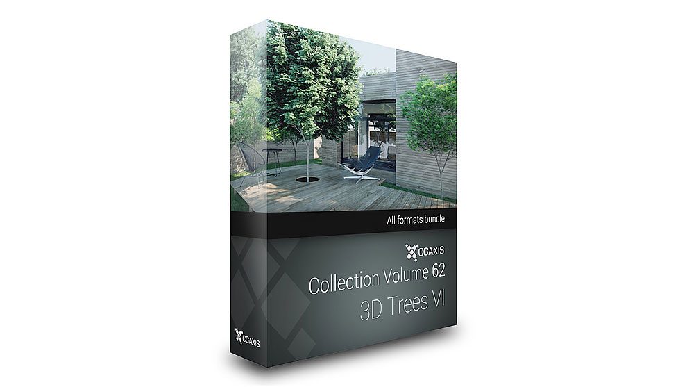 مجموعه مدل سه بعدی درختان CGAxis Models 62 Trees VI