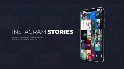 پروژه افترافکت مجموعه 30 استوری اینستاگرام Instagram Stories