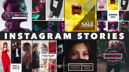 پروژه افترافکت مجموعه استوری اینستاگرام Instagram Stories 5