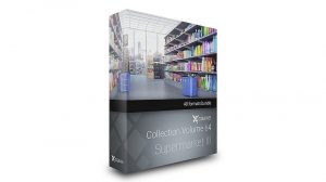 مجموعه مدل سه بعدی سوپرمارکت CGAxis Models 64 Supermarket III