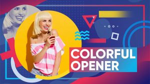 پروژه افترافکت افتتاحیه رنگارنگ Colorful Opener