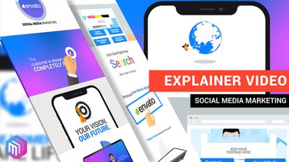 پروژه افترافکت تیزر تبلیغاتی بازاریابی شبکه اجتماعی Social Media Marketing