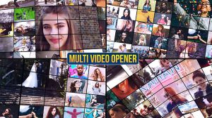 پروژه افترافکت افتتاحیه با موزاییک ویدیو Multi Video Opener