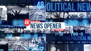 پروژه افترافکت افتتاحیه اخبار News Opener