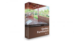 مجموعه مدل سه بعدی مبلمان باغ CGAxis Models Volume 93 Garden