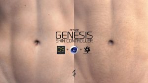 پلاگین سینمافوردی Genesis Skin Controller ابزار تنظیم پوست کاراکتر Daz3D