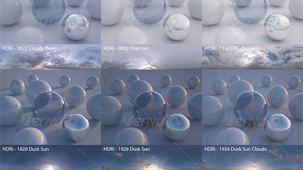 مجموعه تصاویر محیط آسمان HDRI Pack 4