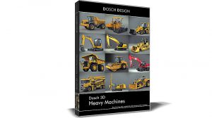 مجموعه مدل سه بعدی ماشین سنگین Heavy Machines