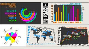 پروژه افترافکت اینفوگرافیک نمودار Infographics