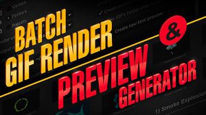 اسکریپت افترافکت ساخت پیش نمایش Preview Generator