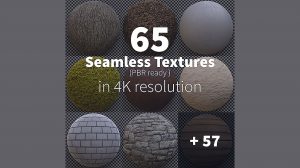 مجموعه 65 تکسچر یکپارچه حرفه ای Seamless Texture Bundle