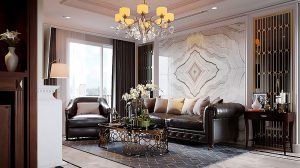 صحنه آماده سه بعدی داخلی آپارتمان لوکس Luxury Apartment Design 2