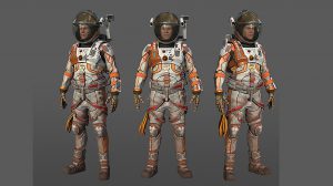 مدل سه بعدی فضانورد مریخ The Martian