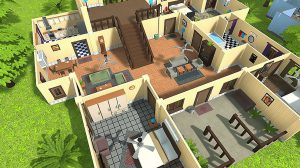 مجموعه مدل سه بعدی فضای داخلی Easily Interiors Full Packs