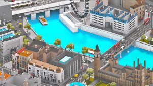 مجموعه مدل سه بعدی اجزای شهر لندن Low Poly London City