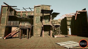 مدل سه بعدی مدولار کارخانه قدیمی Old Factory Modular Package