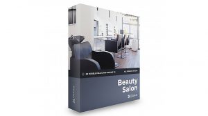 مجموعه مدل سه بعدی سالن زیبایی CGAxis Models Volume 101 Beauty