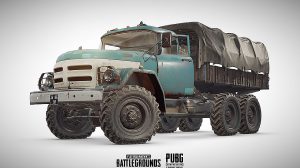 مدل سه بعدی کامیون قدیمی PUBG Truck
