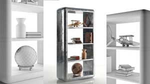 مدل سه بعدی قفسه کتاب Aviator Blackhawk Bookcase