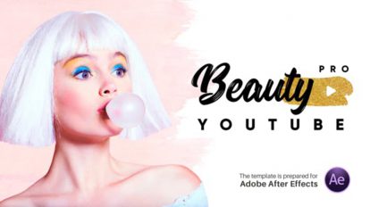پروژه افترافکت اجزای ویدیویی کانال یوتیوب Beauty Pro Youtube Pack