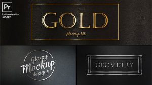پروژه پریمیر نمایش عناوین طلایی Gold Titles Kit
