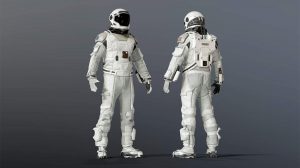 مدل سه بعدی لباس فضانورد Interstellar Space Suit