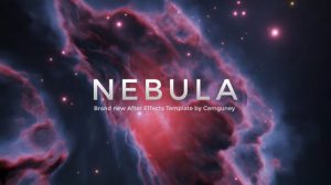 پروژه افترافکت نمایش عناوین در کهکشان Nebula Titles