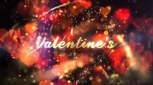 پروژه افترافکت نمایش عناوین عاشقانه Glitter Love Titles