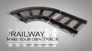 مدل سه بعدی ریل قطار Low Poly Railway