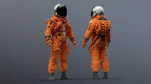 مدل سه بعدی لباس فضایی ناسا NASA ACES Space Suit
