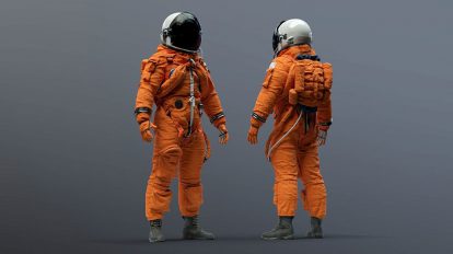 مدل سه بعدی لباس فضایی ناسا NASA ACES Space Suit
