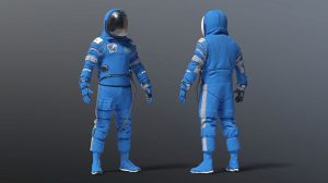 مدل سه بعدی لباس فضانورد بویینگ Spacesuit Boeing