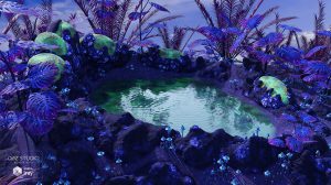 مدل سه بعدی محیط سیاره بیگانه Alien Place