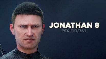 مدل سه بعدی کاراکتر مرد Jonathan 8 Pro